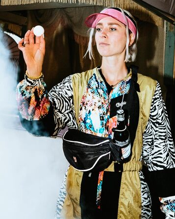 Джонні Ербан Баухташе Дамен & Herren Peach - Jimmy - 2в1 Поясна Сумка з Рюкзаком - Складаний Рюкзак для Фестивалю - Мультифункціональна та Водовідштовхувальна