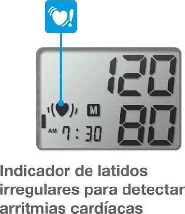 Тонометр Citizen CHU305 цифровий для дому з широкою манжетою (22-42 см), великим LCD-дисплеєм, функцією виявлення гіпертонії