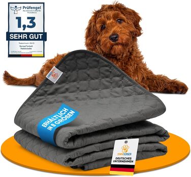 Водонепроникний килимок для собак - захист дивану та ліжка - нековзний, для великих собак, 150 x 130 см, сірий