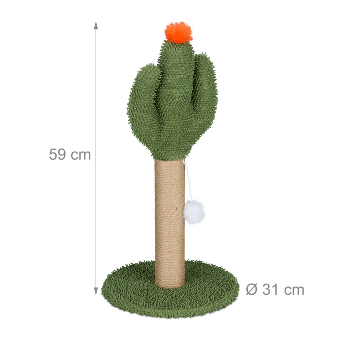 Relaxdays Scratching Post Cactus