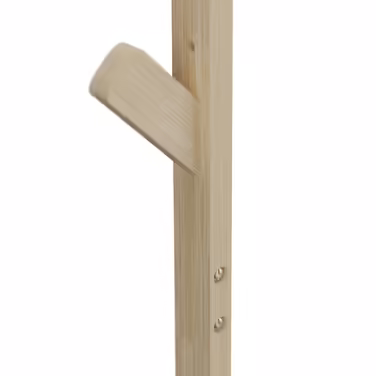 Relaxdays Bamboo Rolling Clothes Rack