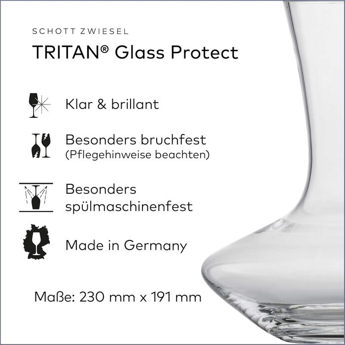 Набір келихів для білого вина Schott Zwiesel Classico (6 шт.), німецька якість, Tritan-кристал, безпечно мити в посудомийній машині, артикул 123656