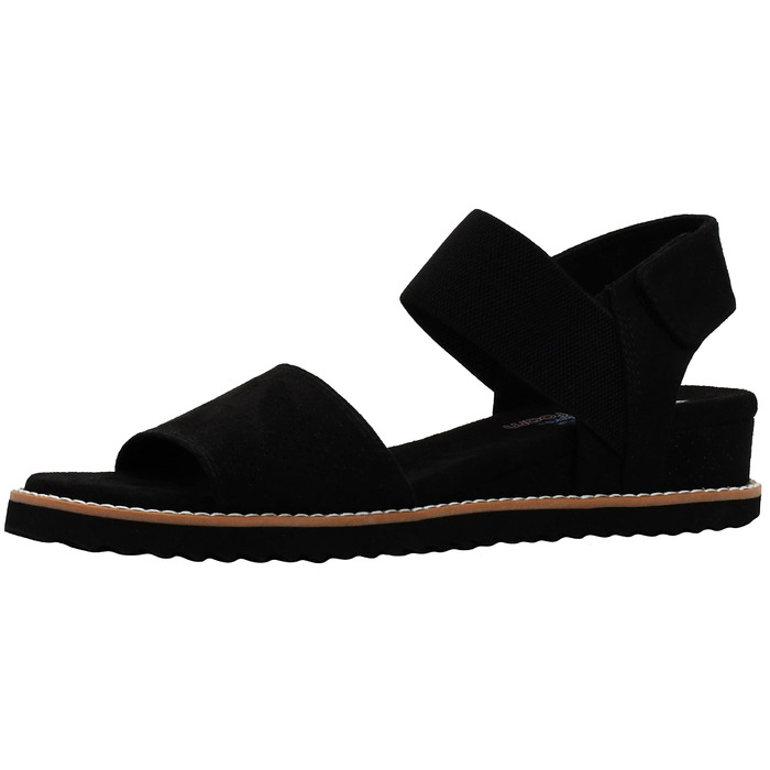 Сандалі жіночі Skechers Desert Kiss чорні, розмір 37 EU, широка колодка