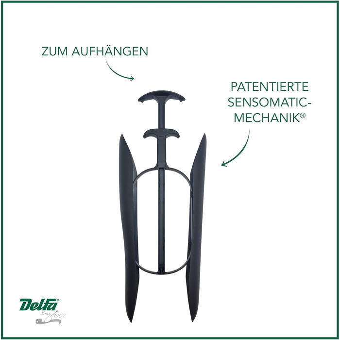 DELFA Boot Shapers Set of 3 Pairs - with innovative Sensomatic spring element - boot stretcher - length 35 cm