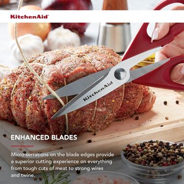 Кухонні ножиці KitchenAid All Purpose, червоно-чорні, універсальні
