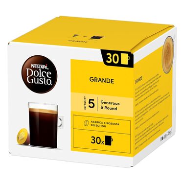 Кавові капсули NESCAFÉ Dolce Gusto Grande, 3 упаковки по 30 капсул (загалом 90 шт)
