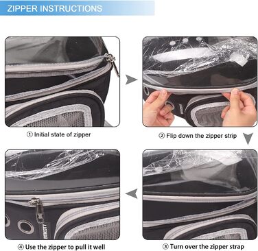 Рюкзак-переноска для котів та собак, капсульний рюкзак для тварин, для подорожей, з вентиляцією, схвалений авіакомпаніями