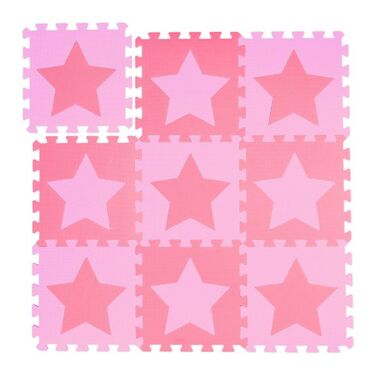 Relaxdays Puzzle Mat Stars