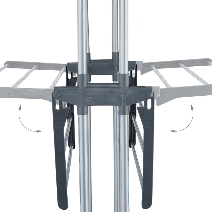 Rolling Clothes Drying Rack - Tower Design