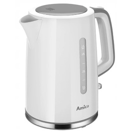 Електричний чайник Amica KF 1015, 2200 Вт, 1,7 л, білий