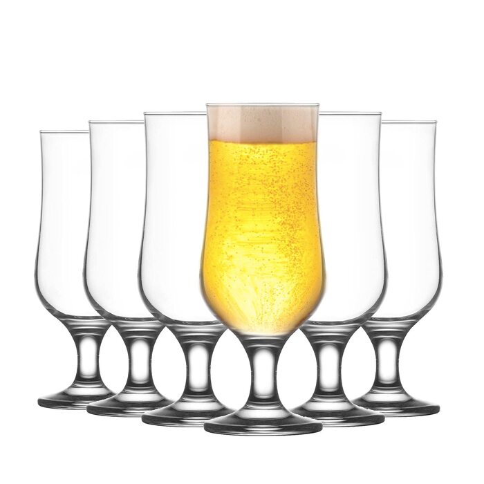 Пивні келихи LAV Nevakar Craft Beer 385 мл - Набір 12 шт.
