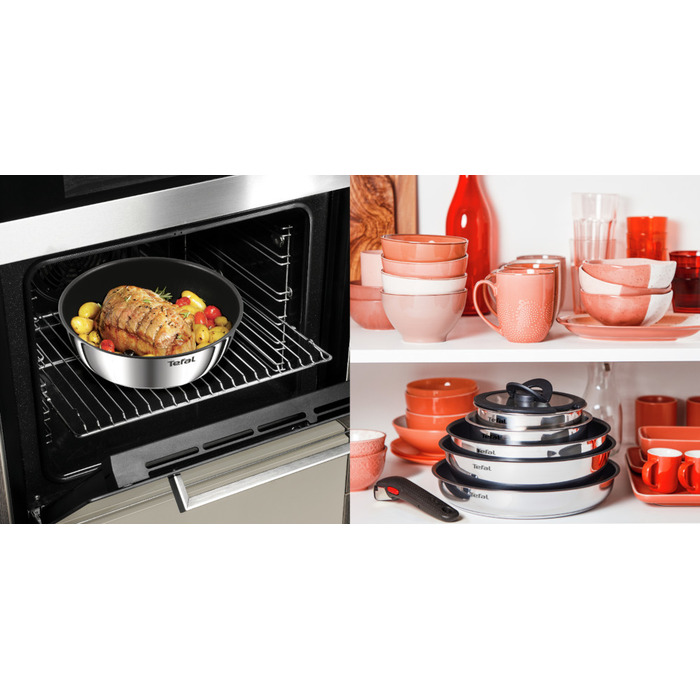 Набір сковорідок Tefal Ingenio Cook Eat, 3 предмети, для індукційних плит