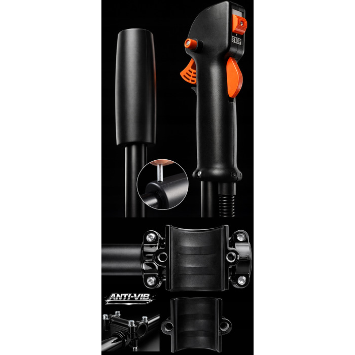 Тример-коса електричний MAJSTER PL MP0415 PRO для стрижки трави