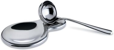 ALESSI T-1000 дизайнерський тримач, нержавіюча сталь 18/10, 11x19x26 см, сріблястий