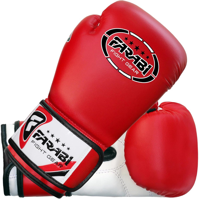 Дитячі боксерські рукавички Farabi Sports 6/8 oz для боксу, ММА, муай-тай, кікбоксингу та спарингу