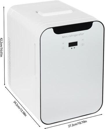 Міні-холодильник 20L з LED-дисплеєм: компактний холодильник для дому, офісу та кімнати