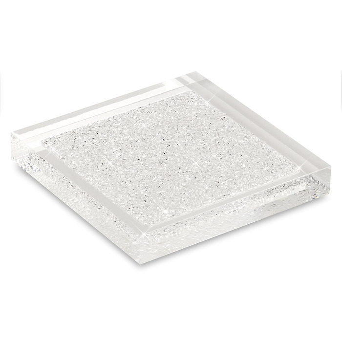 Luxurious Coaster Embellished with Swarovski Crystals / Elegant Table Decoration (1 piece - ) (Transparent)