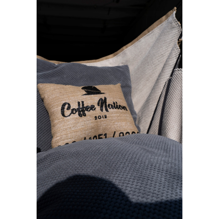 Сталевий стійка-каркас POTENZA GAZELA + підвісне крісло-гамак COFFEE з подушками