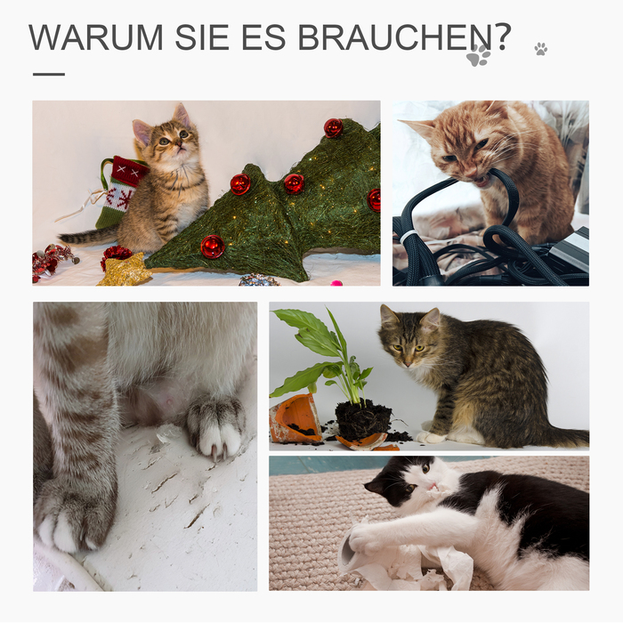 PawHut Дряпка для котів з ротангу, H174 см, XXL котячий комплекс з котячим будиночком, платформами для сидіння, котячою печерею, сизаль, Бежевий+Коричневий | Aosom