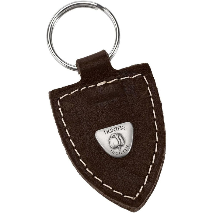 Нашийник для собак Hunter Tara, шкіряний, юхтеншпілер, міцний, стійкий до погодних умов, розмір M, темно-коричневий/cognac