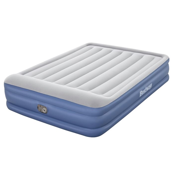 Надувний матрац Bestway TriTech Vento Double XL з електронасосом 203x152x46 см