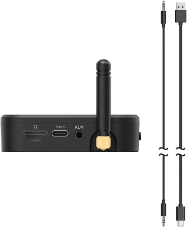 Bluetooth-адаптер Hama для стереосистем та колонок, приймач аудіосигналу для модернізації звукової системи