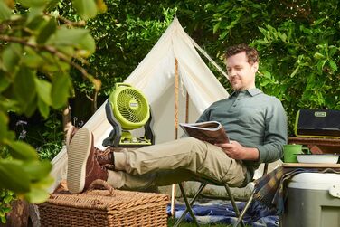 RYOBI RCF18-0: Акумуляторний вентилятор з кріпленням, 18V, зелений (діаметр барабана 19 см)