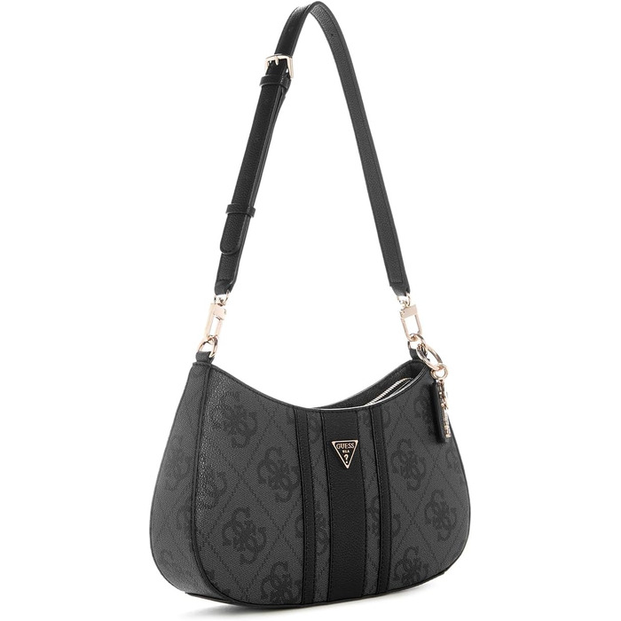 Сумка жіноча Guess Noelle II Top Zip Shoulder Bag Coal Logo - оригінал