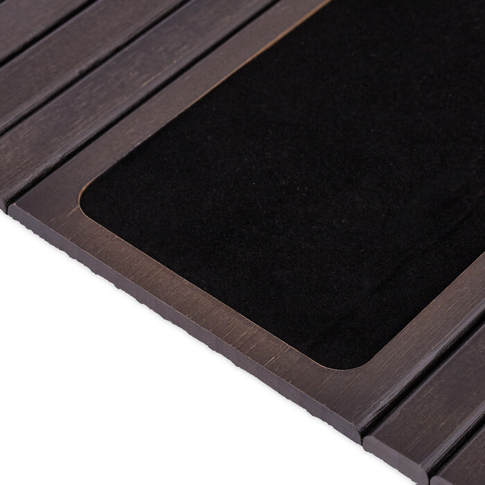 Relaxdays Bamboo Sofa Table - Dark Brown