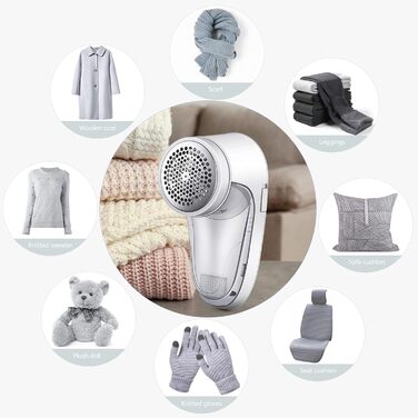 Електричний видалення ворсу Fusselrasierer: знімні леза для одягу з вовни та пуловера (зелений)