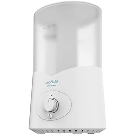 Зволожувач повітря Cecotec BreezeCare 4000 Connected: 6 л бак, 400 мл/год, Wi-Fi, сенсорне управління, плазма, 40 м², таймер 12 год, 30W (холодний) / 110W (гарячий)