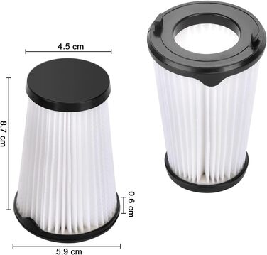 Фільтри для пилососа AEG Ergorapido (CX7, QX8, Animal) - 6 шт.
