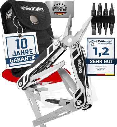 Мультитул Aventus® T12 Basic Standard: 21 функція, сталь, мультиінструмент для чоловіків