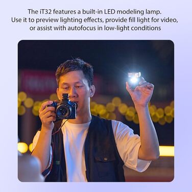 Спалах GODOX iT32 TTL з бездротовим тригером X5N для Nikon: швидка зарядка, HSS 1/8000s, GN18, LED-ліхт, дифузор, магнітний фільтр