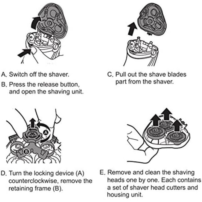 Електричний чоловічий бритва MAX-T ProSkin LED 3D - для мокрого та сухого гоління, з тримером, акумуляторний, сріблястий