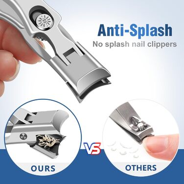 Ножиці для нігтів для людей похилого віку з товстими нігтями, кутовий насаджувач, широкі ножиці для великих пальців ніг, гострі ножиці для нігтів, чоловічі/жіночі ножиці для нігтів (прямі та широкі ножиці для великих пальців ніг)