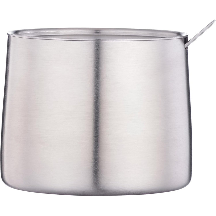 Stainless Steel 304 Creamer and Sugar Bowl Set with Spoon, Coffee Serving, Silver