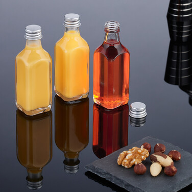 Relaxdays Set of Small Bottles, 50 ml