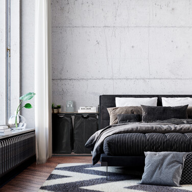 Кошик для білизни Relaxdays з полицею