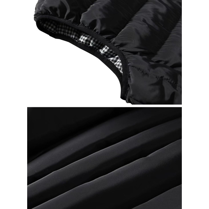 Чоловіча утеплена жилетка Vcansion для активного відпочинку, чорна