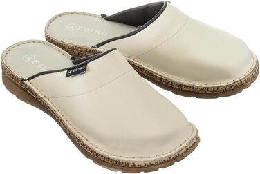 ESTRO Фетрові тапочки для жінок, домашні тапочки з антиковзкою підошвою, F03 (41 EU, Бежевий)