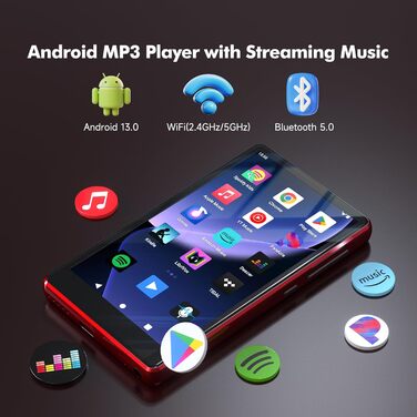 MP3 плеєр 163GB з Bluetooth, Spotify, WiFi, 4.5