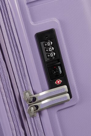 American Tourister Sunside Spider, Noir (Black), Spinner L (77 cm - 118 L), Spinner L expandable (77 cm - 118 L) (Lila (Lavender Purple), M (67.5 cm - 72.5/83.5 L))