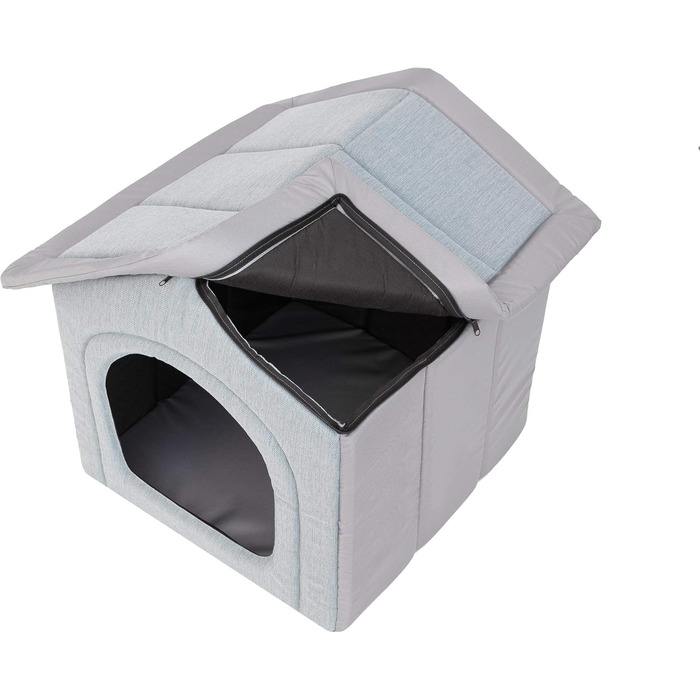 Будинок для собак та котів середнього розміру - Taubegrau (52 x 46 x 53 см)