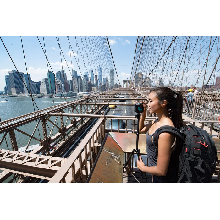 Штатив Manfrotto Element Traveller Carbon Kit, чорний, 143 см, карбон