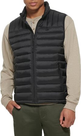 Чоловічий пуховик Docker Claic Ultra Loft Packable з альтернативою пуху (XS, Чорний)