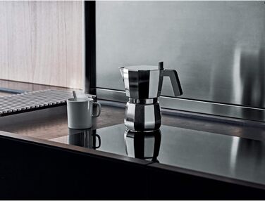 Alessi DC06/9 FM Espresso Maker, Stainless Steel, 12 cm 12 cm American