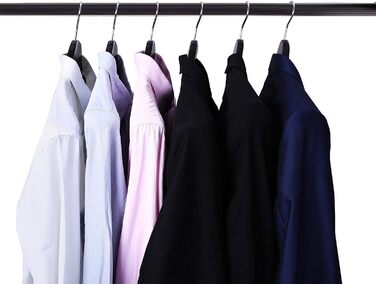 MECOREX Suit Hangers, 10-Piece Set, Solid Wood Clothes Hangers with Extra Wide Shoulders, Non-Slip, for Shirts, Coats, Jackets, Pants, Suits, 360° Swivel Hook (Dark Walnut Color)