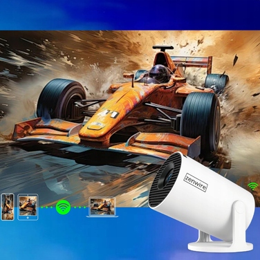 Портативний LED-проектор Zenwire 4K з Wi-Fi