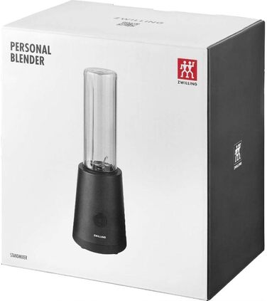 Блендер ZWILLING Standmixer, чорний, 300 Вт, з пляшкою 600 мл, нержавіюча сталь/пластик